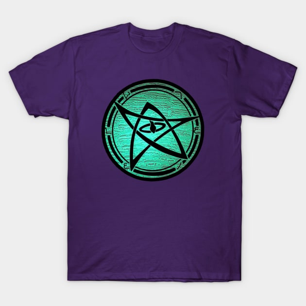 Elder Sign - corrupt disk T-Shirt by HtCRU